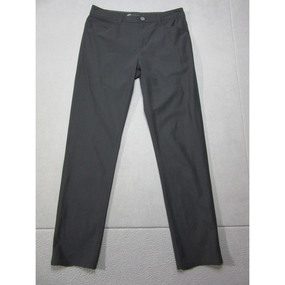 Men's Black Dress Pants - Classic Straight Fit
